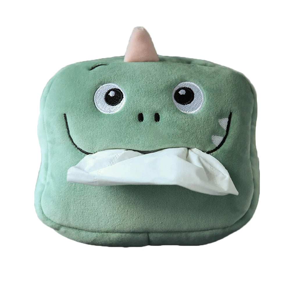 Car Tissue Box Plush Animals Cute Napkin Tissue Paper Holder