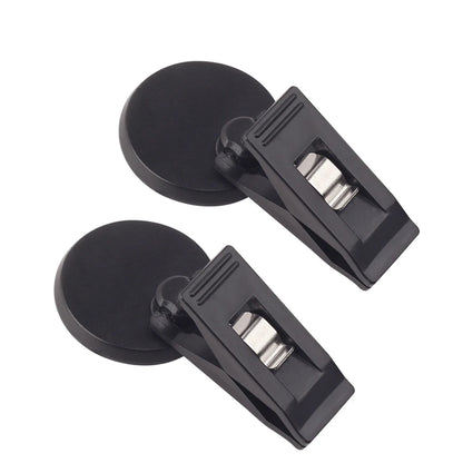 2pcs ABS Car Hook Clips Parking Access Paste Ticket Interior