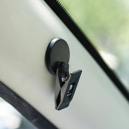 2pcs ABS Car Hook Clips Parking Access Paste Ticket Interior