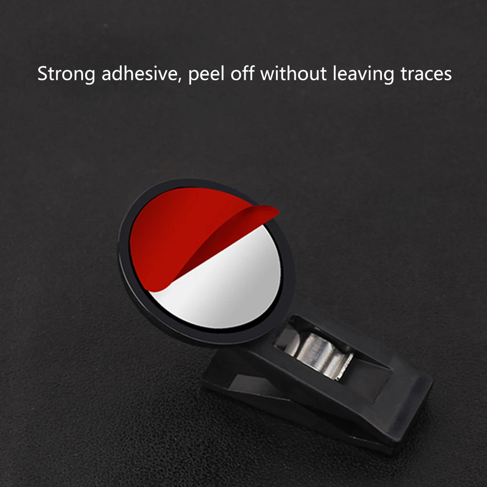 2pcs ABS Car Hook Clips Parking Access Paste Ticket Interior