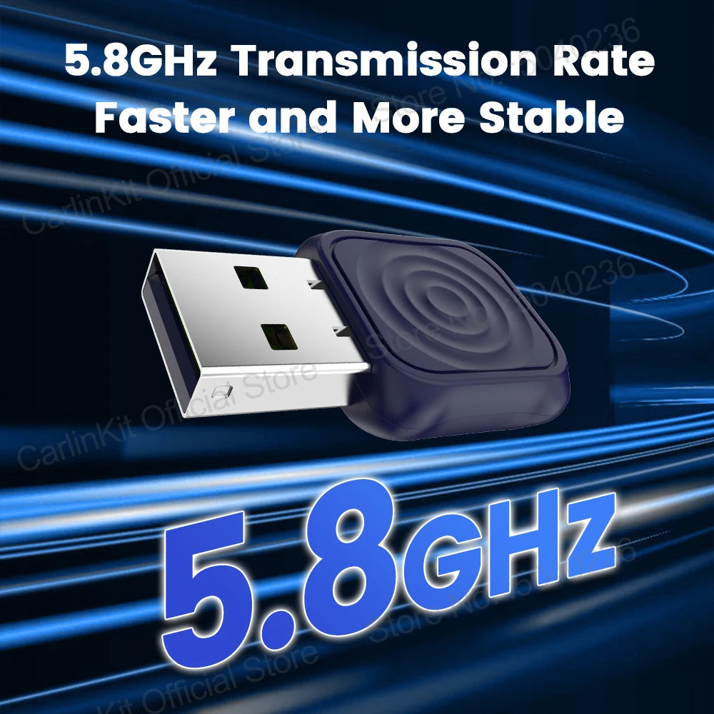 2025 CarlinKit Mini Ultra/Mini 5 Pro Wired To Wireless Adapter