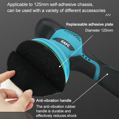 EAFC Polishing Machine For Car 12V Cordless Polisher 8 Gears 380W