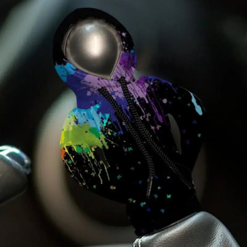 Car Gear Shift Knob Hoodie Anti-Slip Manual Handle Gear