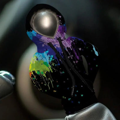 Car Gear Shift Knob Hoodie Anti-Slip Manual Handle Gear