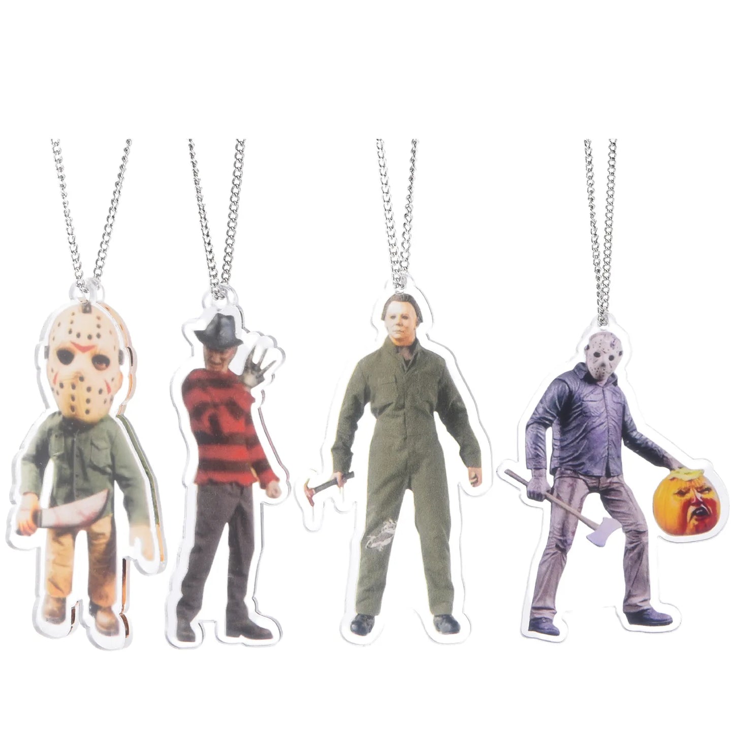 Printed Car Rearview Mirror Charms Interior Decoration Halloween Doll