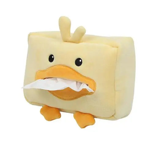 Car Tissue Box Plush Animals Cute Napkin Tissue Paper Holder