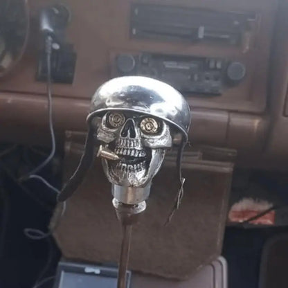 Skulls Soldier Grip-Handcrafted Gear Knob,