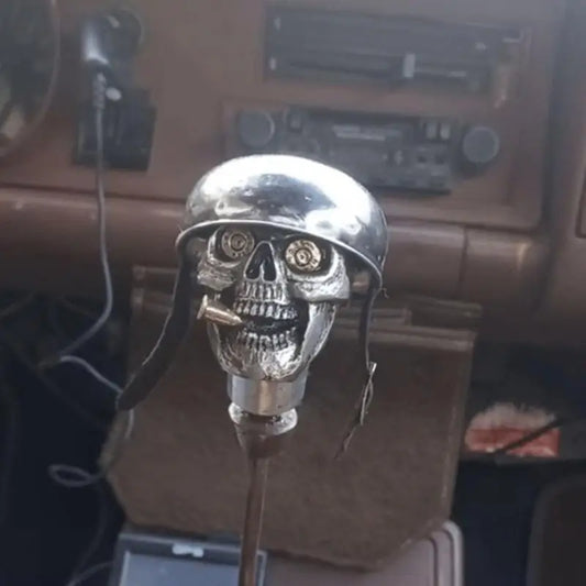 Skulls Soldier Grip-Handcrafted Gear Knob,