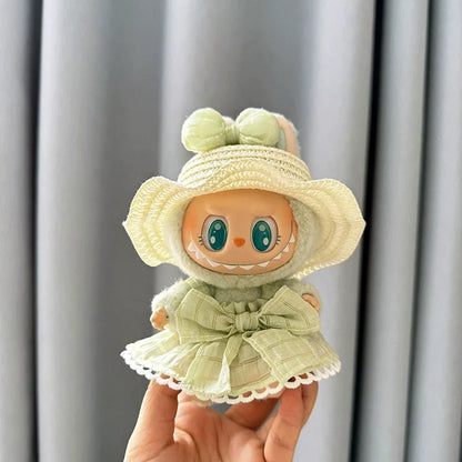 Outfit Match with Hat Pendant Labubu Clothes Accessories