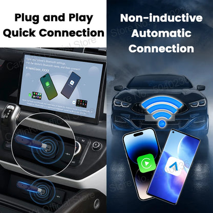 2025 CarlinKit Mini Ultra/Mini 5 Pro Wired To Wireless Adapter