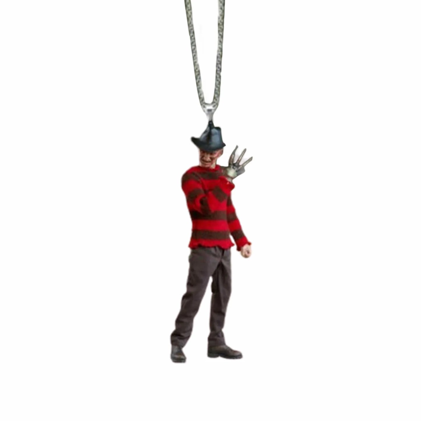 Printed Car Rearview Mirror Charms Interior Decoration Halloween Doll