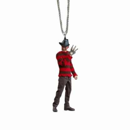 Printed Car Rearview Mirror Charms Interior Decoration Halloween Doll
