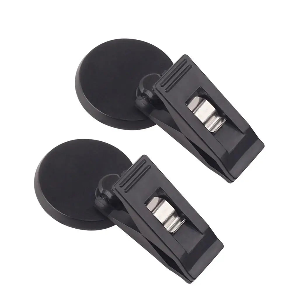 2pcs ABS Car Hook Clips Parking Access Paste Ticket Interior