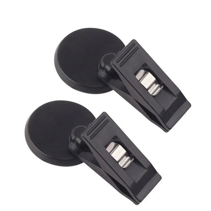 2pcs ABS Car Hook Clips Parking Access Paste Ticket Interior