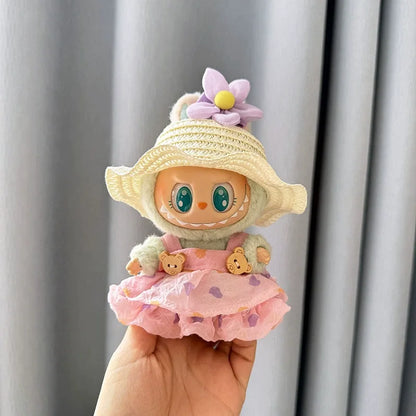 Outfit Match with Hat Pendant Labubu Clothes Accessories