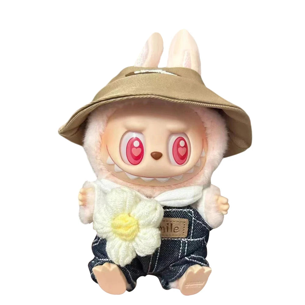 Outfit Match with Hat Pendant Labubu Clothes Accessories