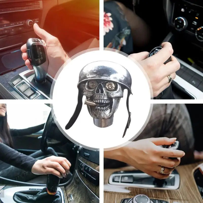 Skulls Soldier Grip-Handcrafted Gear Knob,