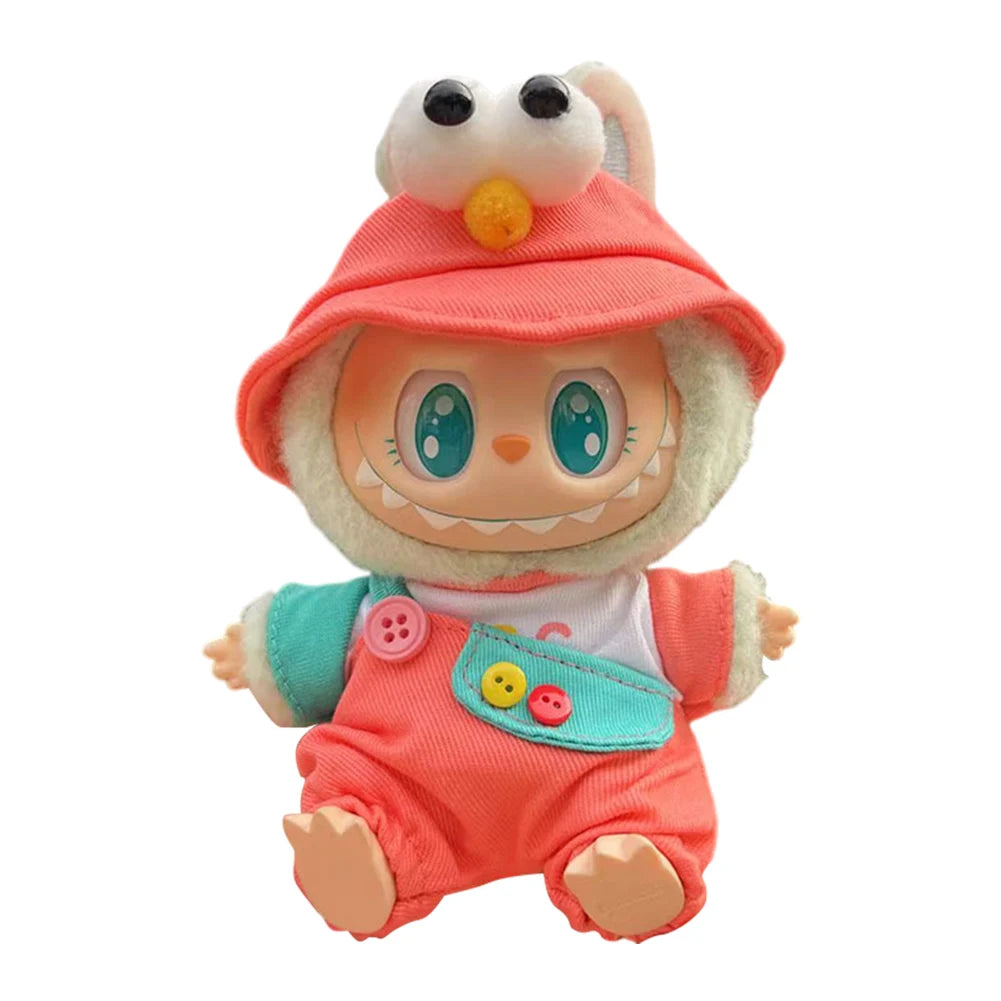 Outfit Match with Hat Pendant Labubu Clothes Accessories