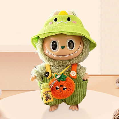 Outfit Match with Hat Pendant Labubu Clothes Accessories