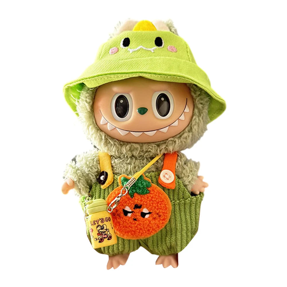 Outfit Match with Hat Pendant Labubu Clothes Accessories