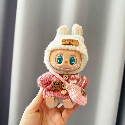 Outfit Match with Hat Pendant Labubu Clothes Accessories