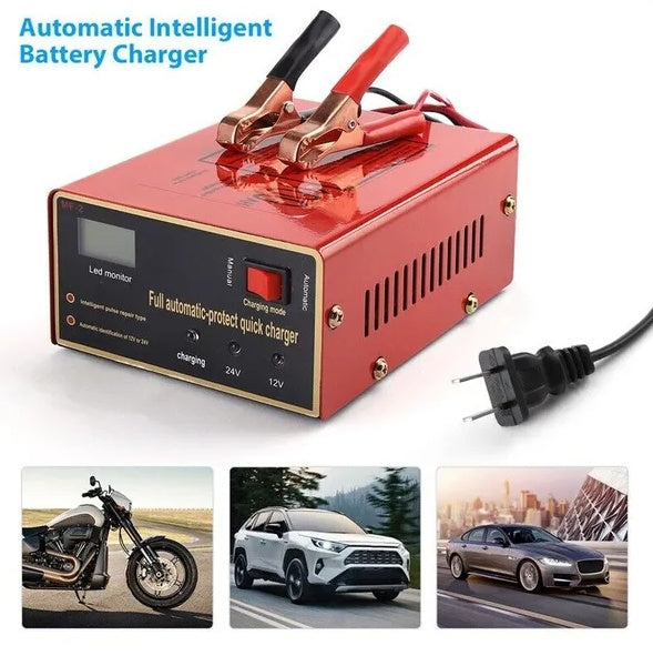 Maintenance Free Battery Charger 12V 24V 10A 140W Output For Electric Car Pro