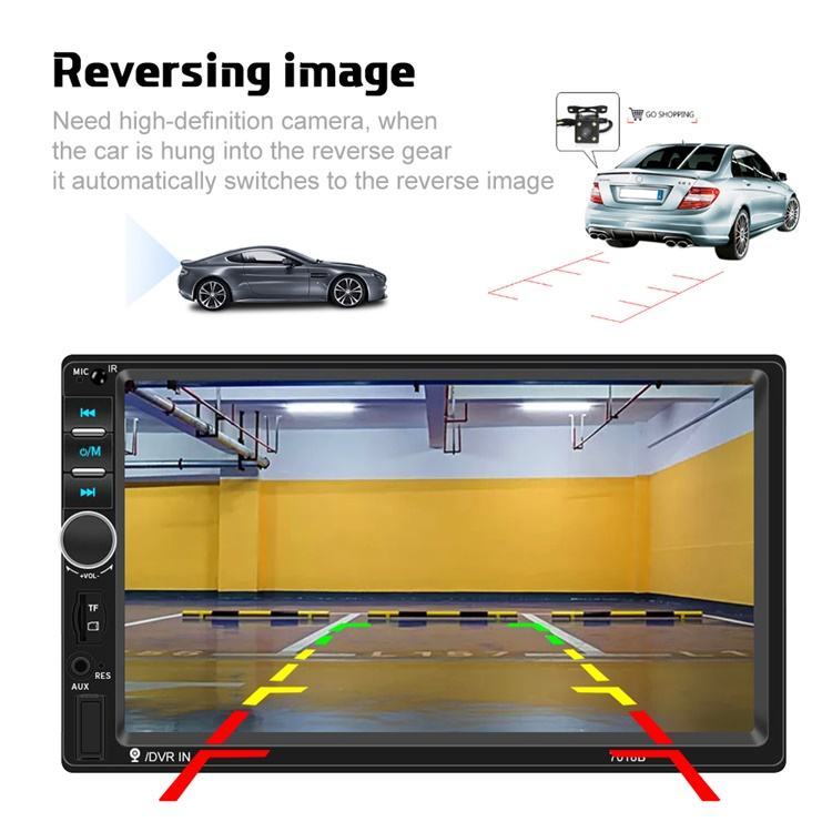 Car Stereo Autoradio 7-inch Touch Screen Radio